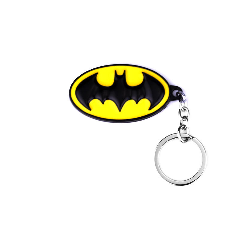 Men'S Yellow Accessories - Chaveiro de metal oval preto e