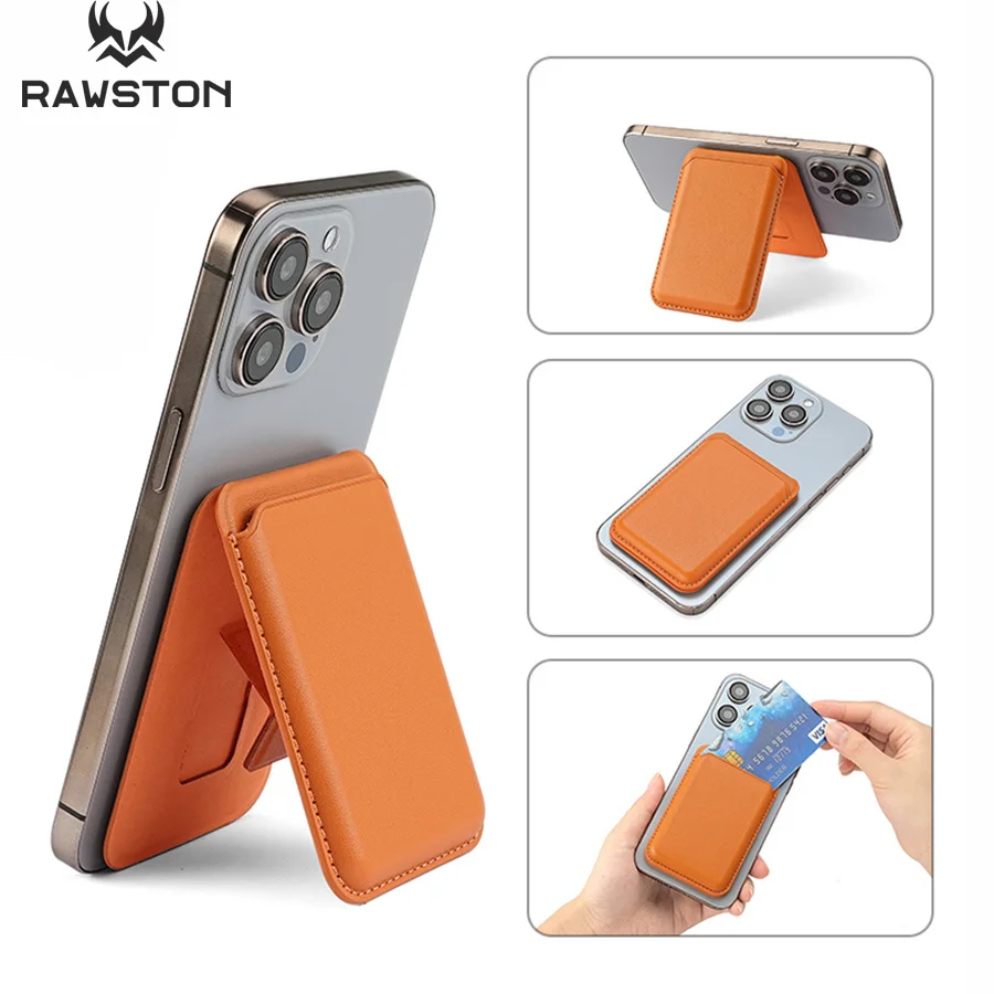 Phone Wallet Combo - Kickstand capa carteira de couro magnético