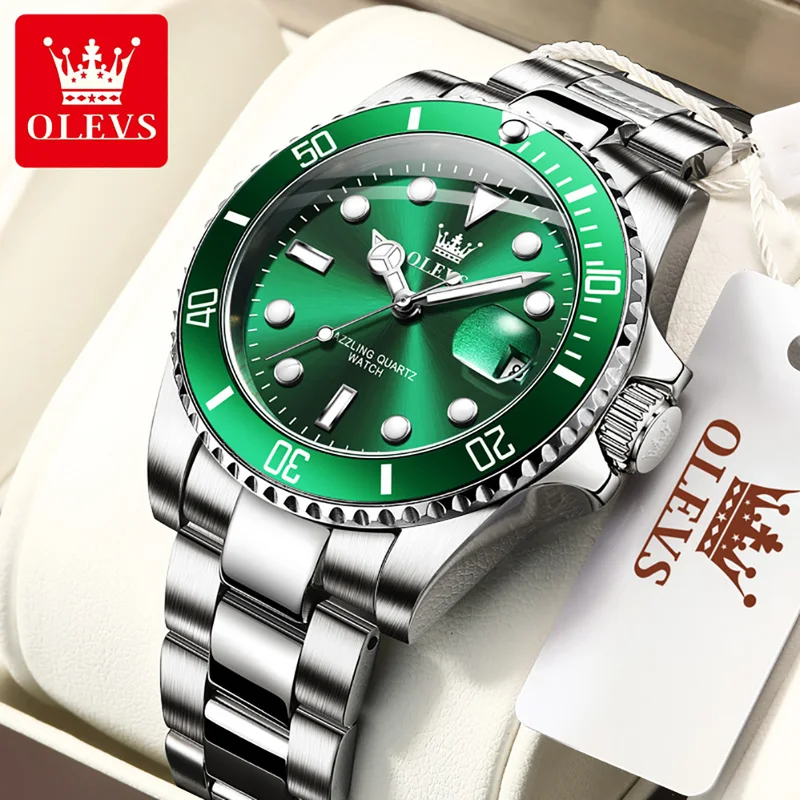 Men'S Accessories Luxury Brands - Olevs relógio de quartzo original para