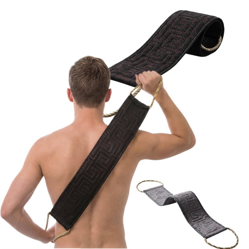 Men'S Accessories Types - Escova de Costas Longa Esfoliante, Toalha