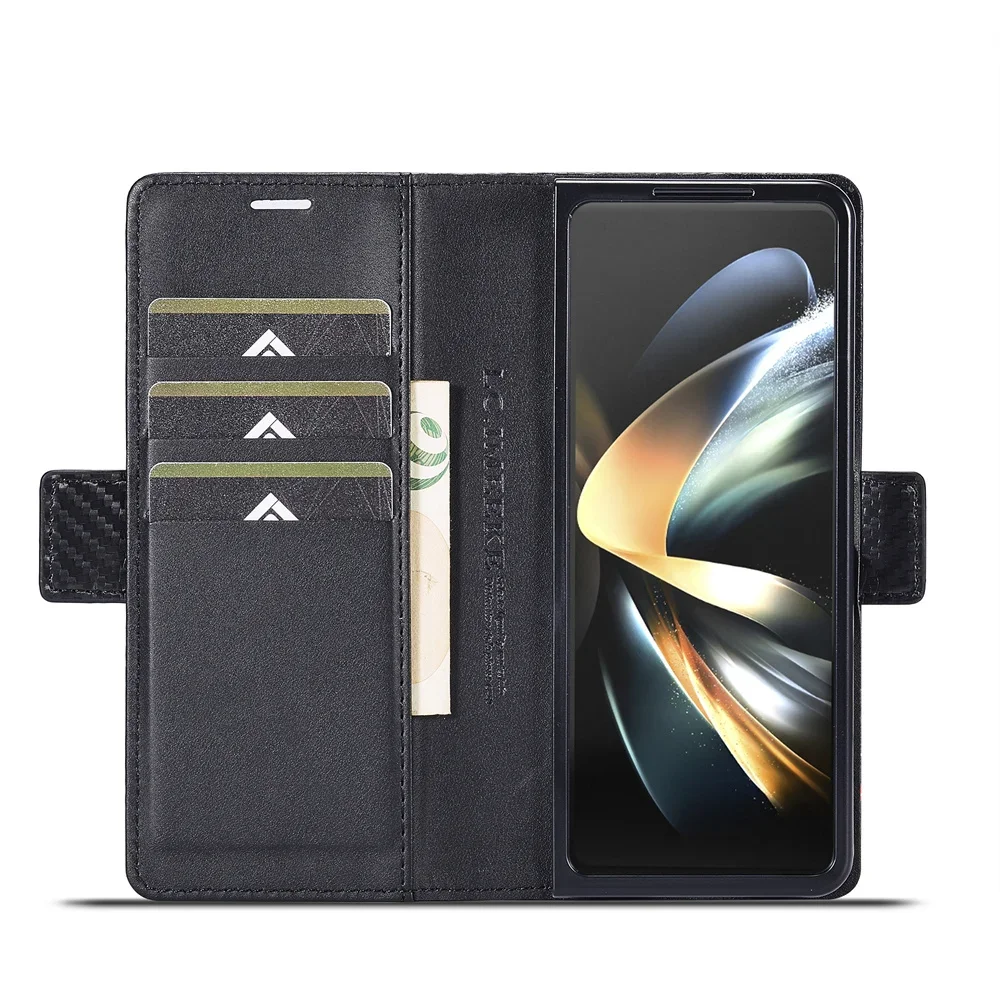 Capa luxuosa de couro pu de fi - Bifold Leather Wallet avaliação e preço