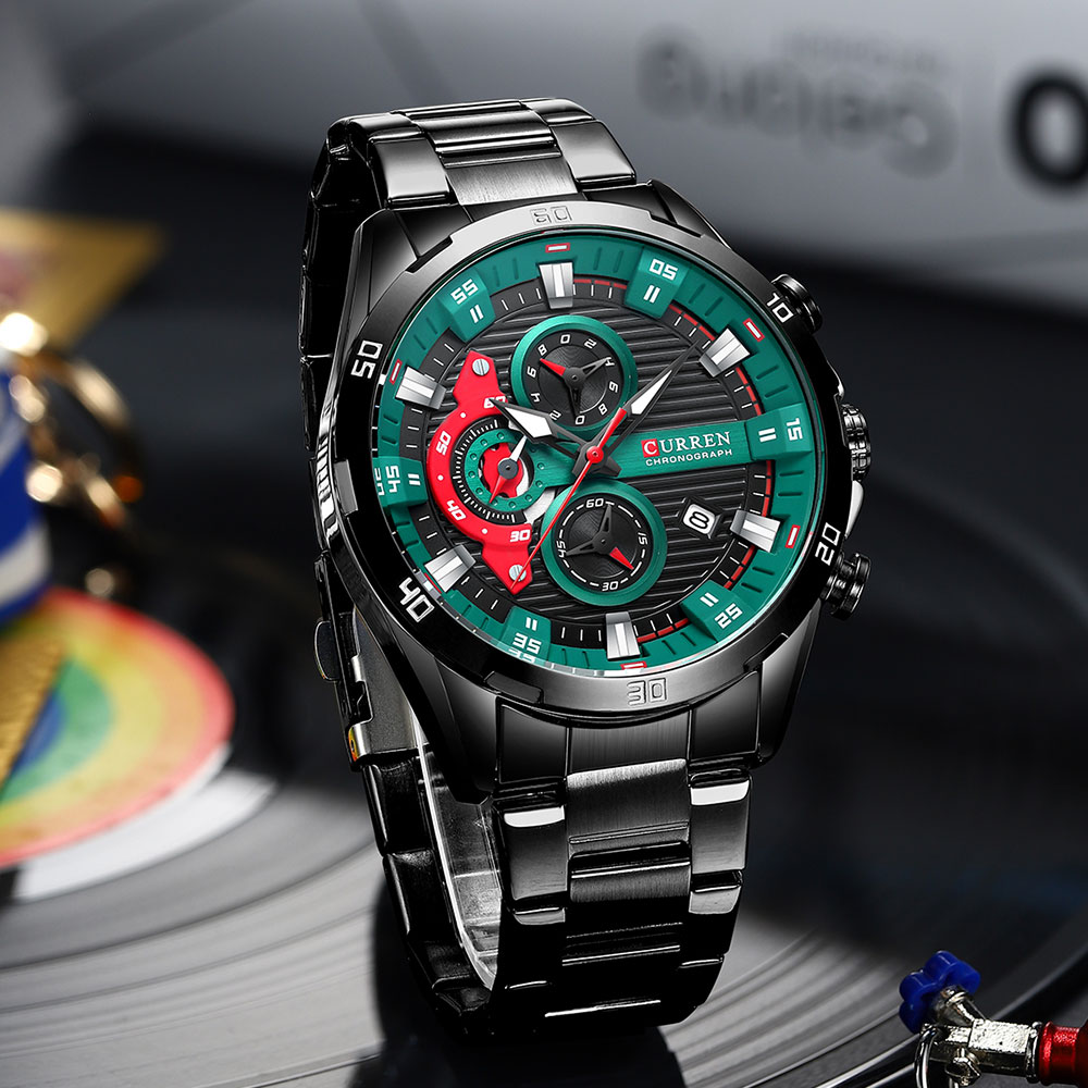 Curren-relógio de pulso mascul - Men'S Accessories Luxury Brands avaliação e preço
