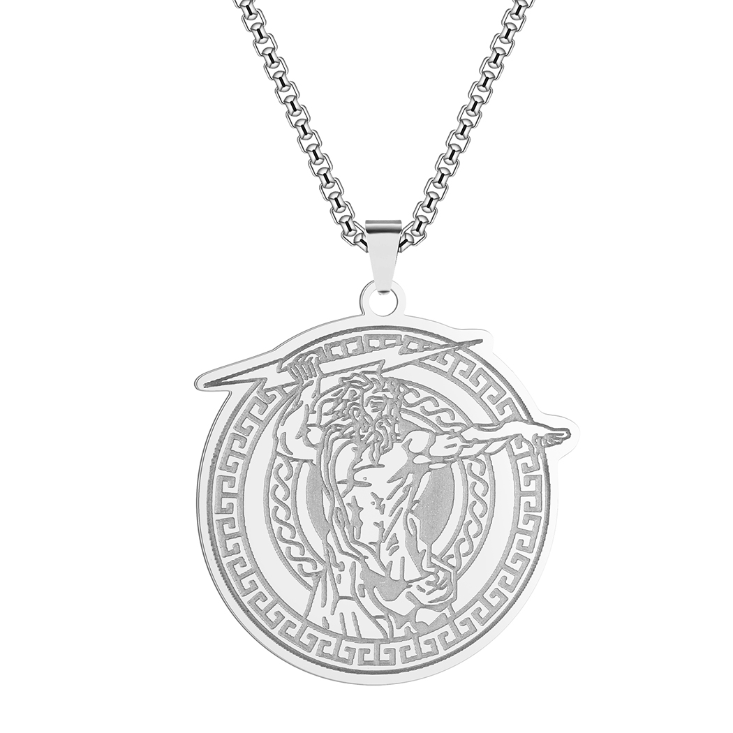 Vintage zeus pingente colar gr - Zeus Men Accessories avaliação e preço