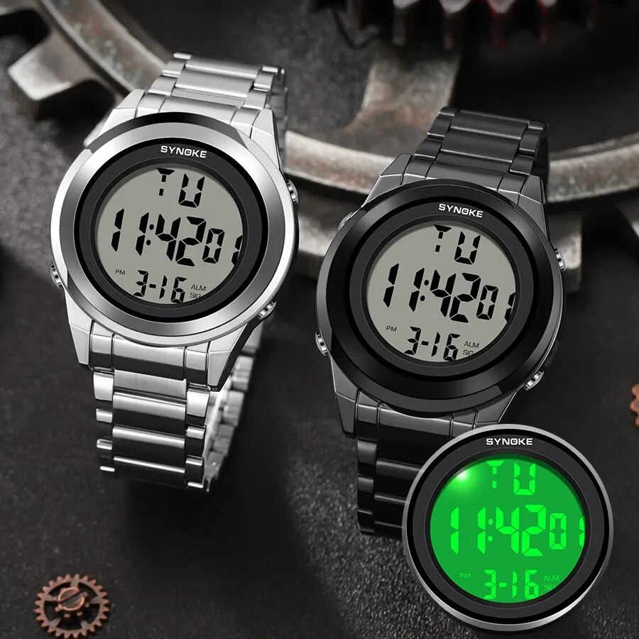 SINOQUE-Relógio de pulso LED D - Men'S Accessories Luxury Brands avaliação e preço