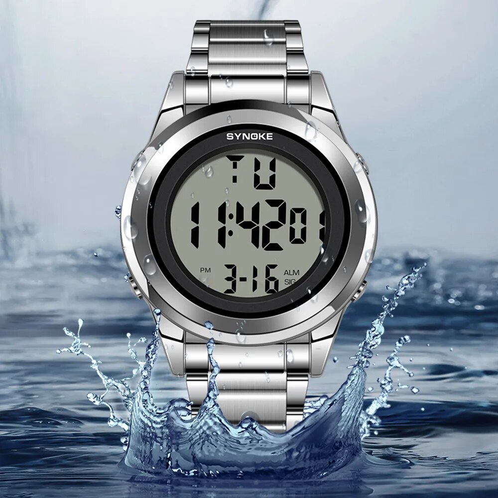 SINOQUE-Relógio de pulso LED D - Men'S Accessories Luxury Brands avaliação e preço
