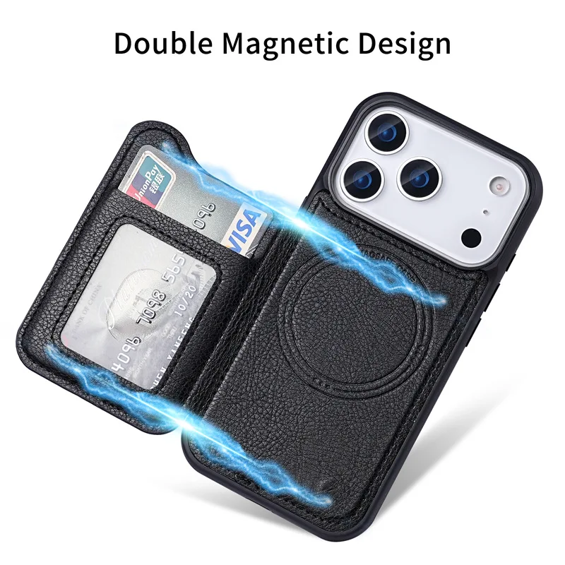 Para magsafe magnético flip co - Phone Wallet Combo avaliação e preço
