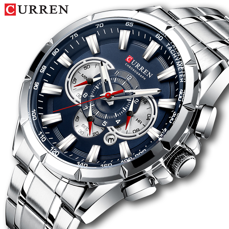 Curren relógio de pulso mascul - Men'S Accessories Luxury Brands avaliação e preço