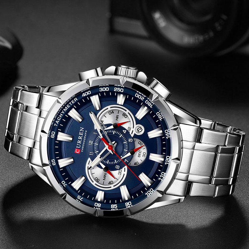 Curren relógio de pulso mascul - Men'S Accessories Luxury Brands avaliação e preço