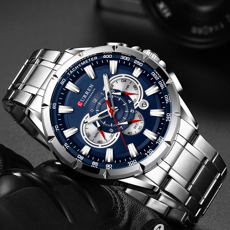 Curren relógio de pulso mascul - Men'S Accessories Luxury Brands avaliação e preço
