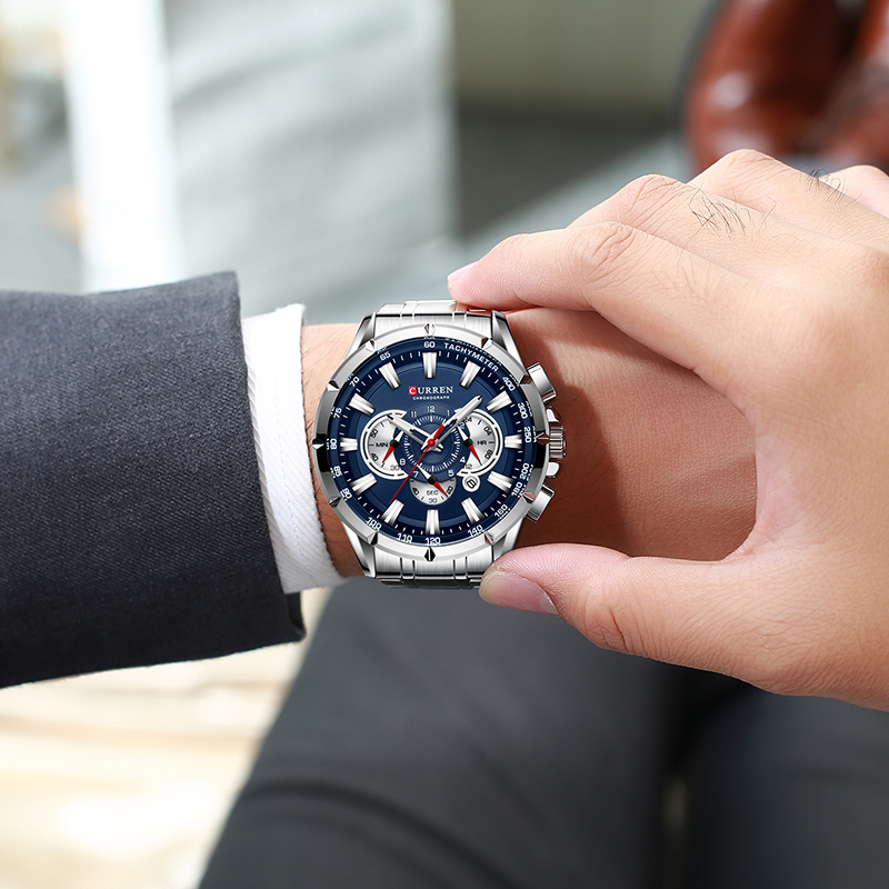 Curren relógio de pulso mascul - Men'S Accessories Luxury Brands avaliação e preço
