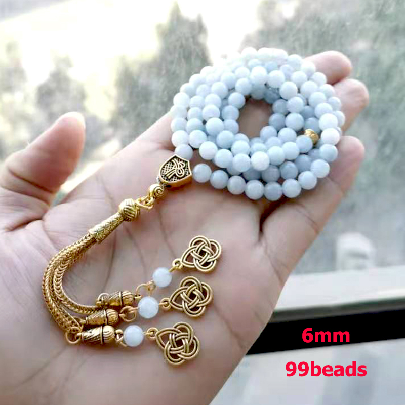 Tasbih Aquamarines Natural Ped - Men Accessories Hk avaliação e preço