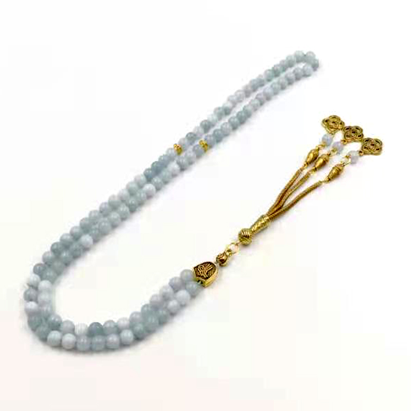 Tasbih Aquamarines Natural Ped - Men Accessories Hk avaliação e preço