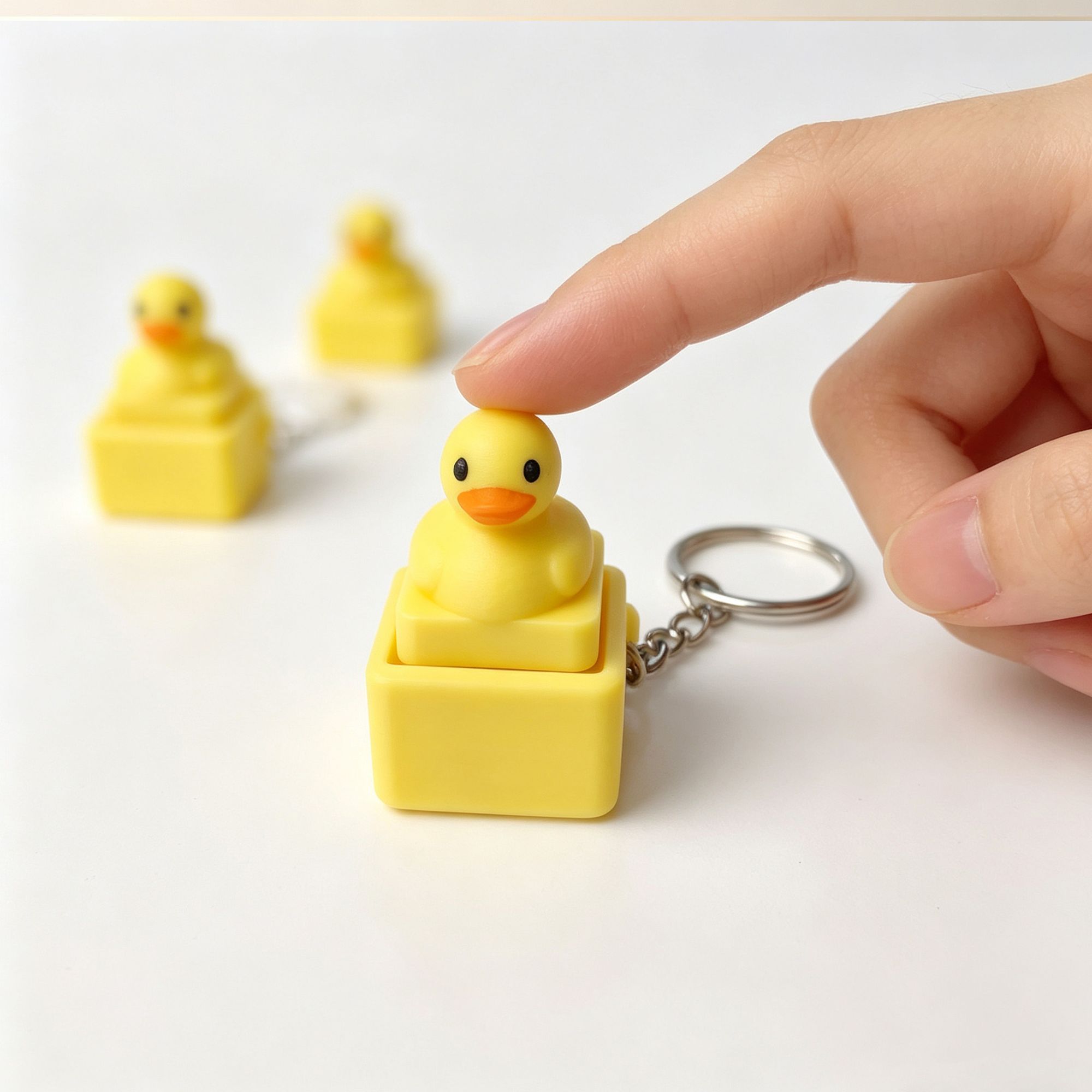 Chaveiro de Pato Amarelo Fofo, - Men'S Yellow Accessories avaliação e preço