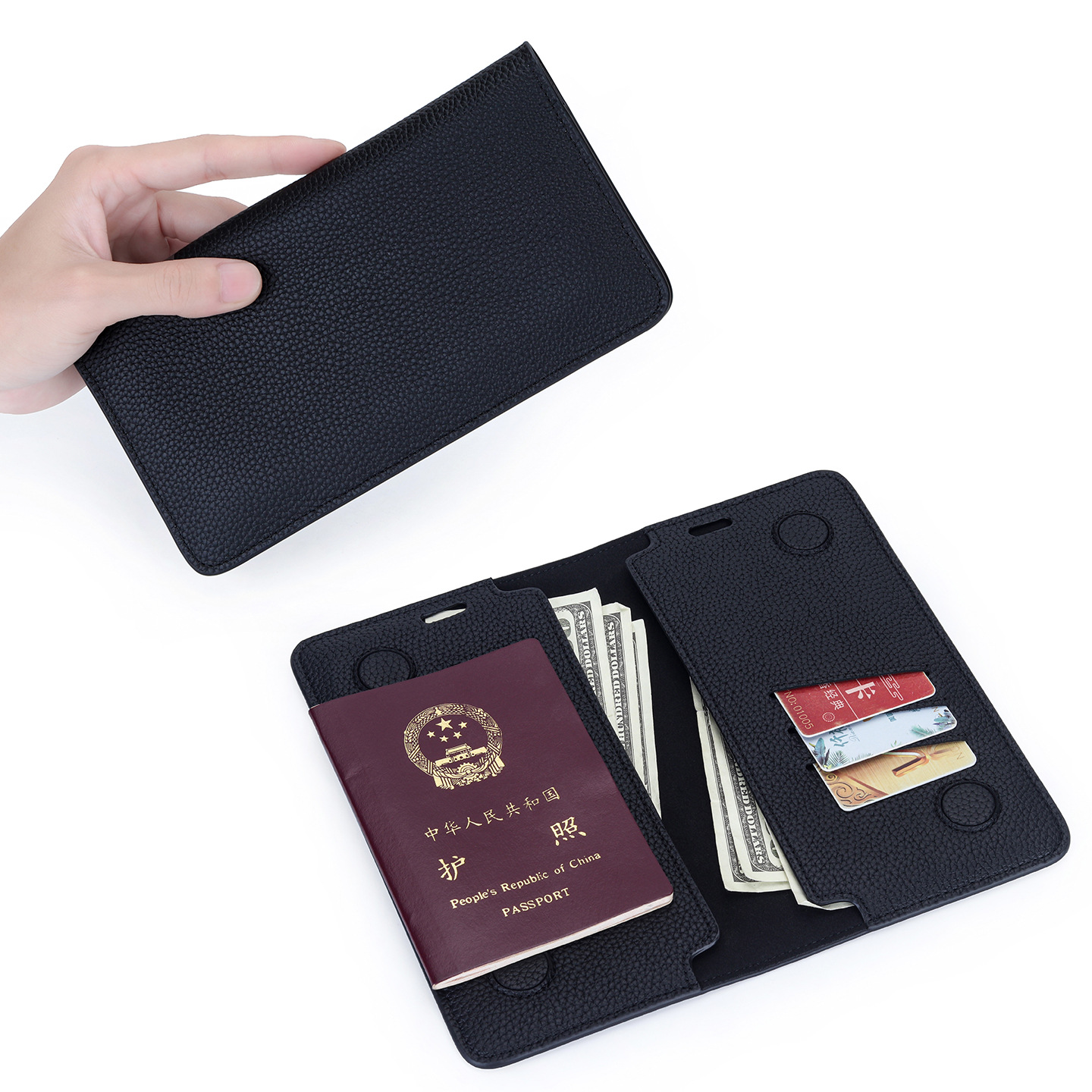Carteira de Passaporte Slim Mi - Bifold Leather Wallet avaliação e preço