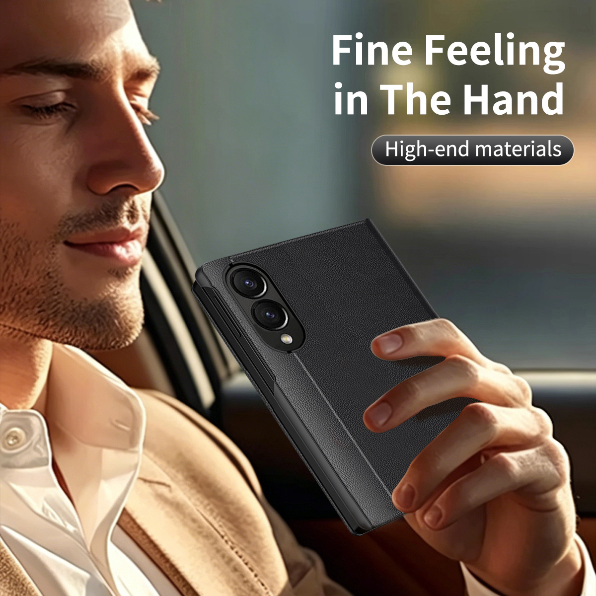 Capa de Couro para Celular com - Bifold Leather Wallet avaliação e preço