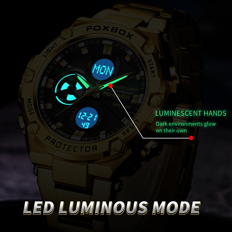 LIGE-Relógio de pulso com most - Men'S Accessories Luxury Brands avaliação e preço