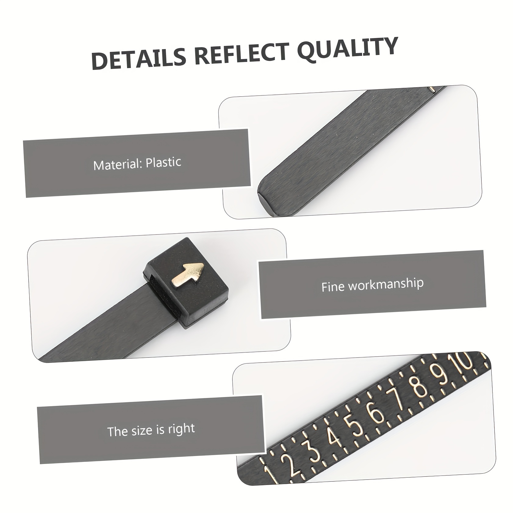 Medidor de Anéis 1pc, Ferramen - Men Accessories Hk avaliação e preço