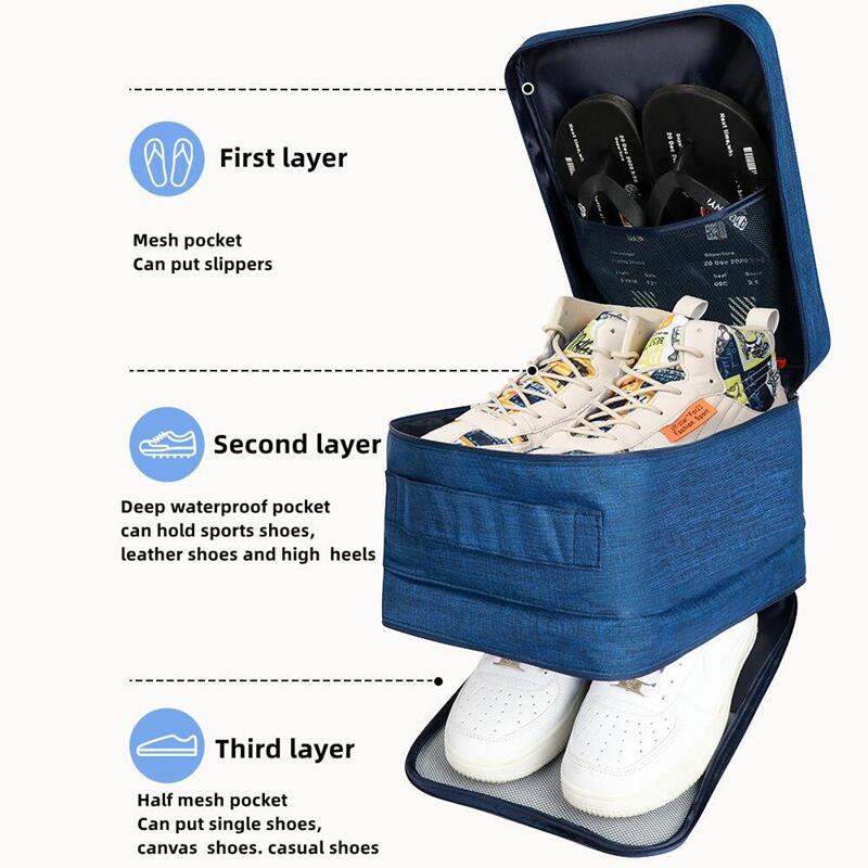 Bolsa de sapatos com 3 camadas - Men'S Accessories Types avaliação e preço